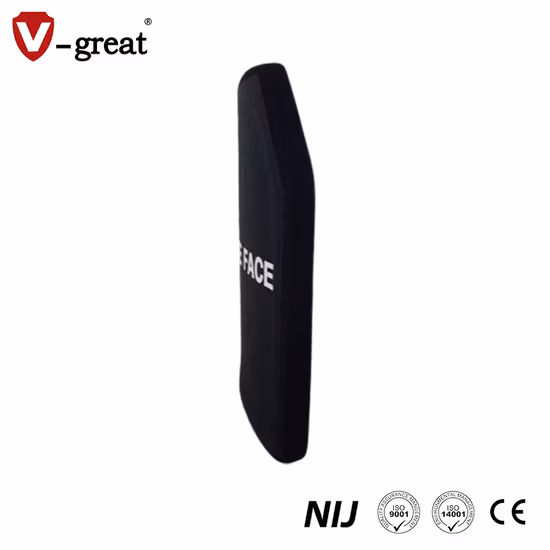 Nij III IV Double Curve Silicon Carbide Ceramic PE Ballistic Bulletproof Plate
