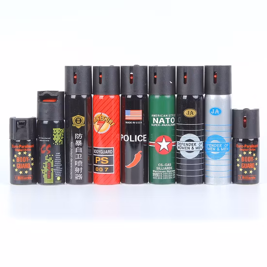 60ml 110ml Bottle Police Defence Gas UV Dye Traceable Bodyguard Security Pepper Spray