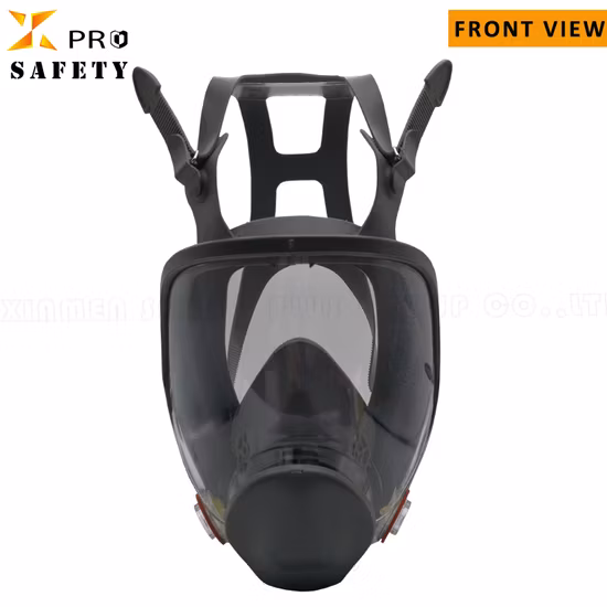 Full Face Dustproof Gas Mask Glasses Reusable Respirator Filter Activated Filter Carbon Mask