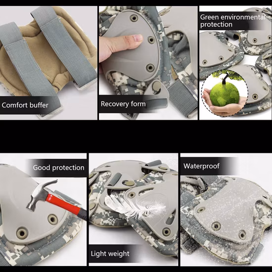 Tactical Elbow and Knee Pads for Safety Guard